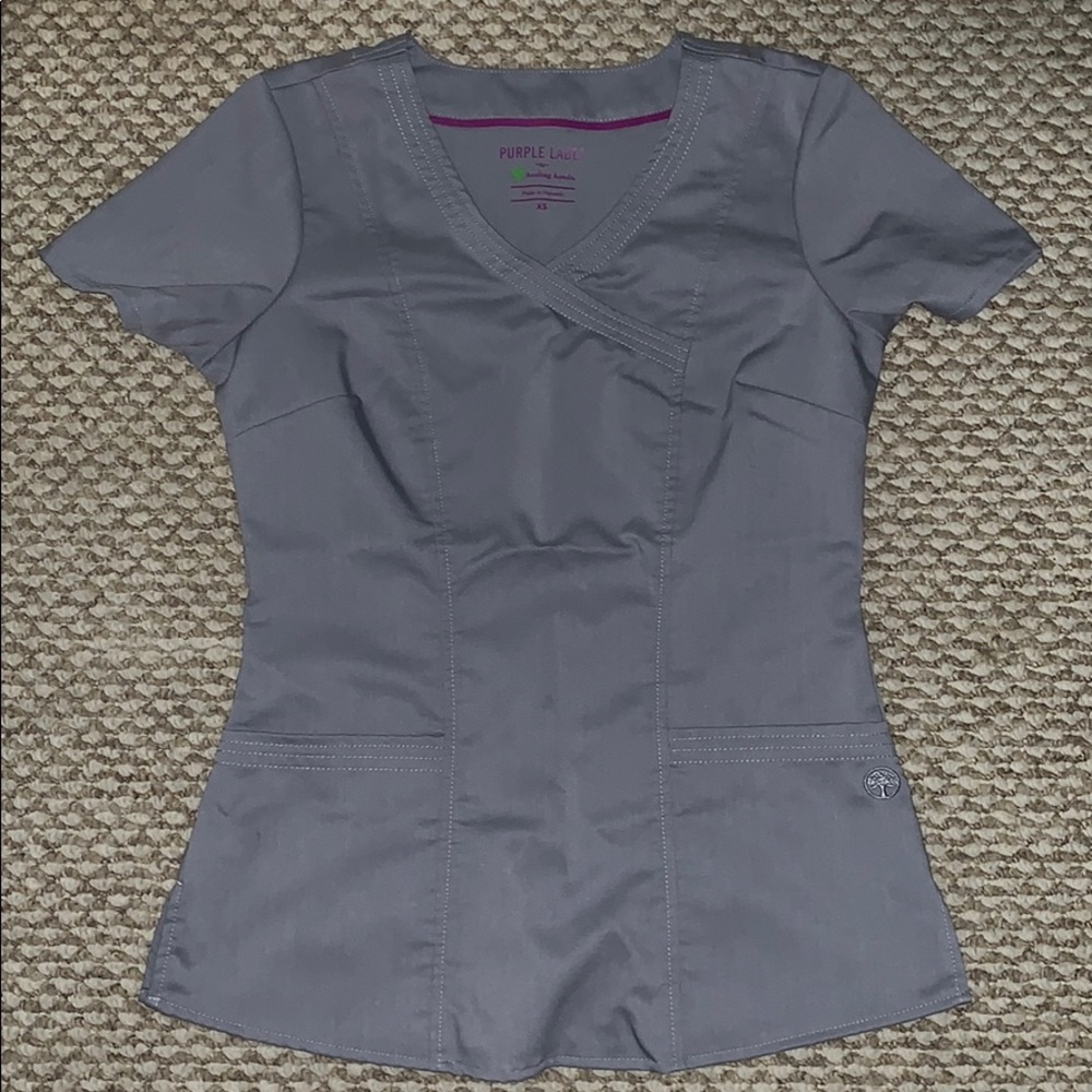 Scrub Set XS Top and Bottoms